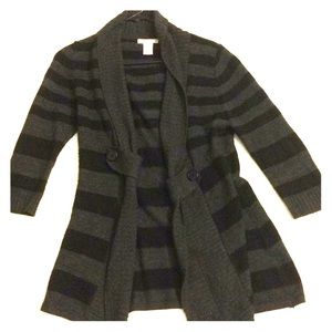 Candie’s striped, lightweight sweater